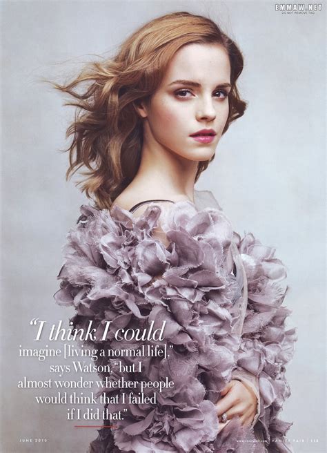 Emma Watson Strikes a Pose In Her Vanity Fair Photo Shoot.